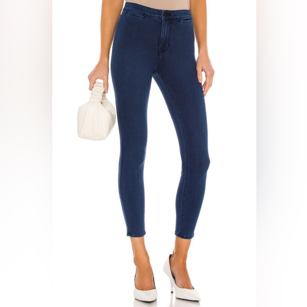 L'AGENCE Luxe Lounge Yasmeen High Rise Skinny, Leggingblue - River Blue